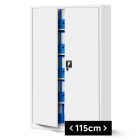 JAN NOWAK® - JAN II Fém iratszekrény / FEHÉR