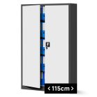 JAN NOWAK® - JAN II Fém iratszekrény FEHÉR/ANTRACIT