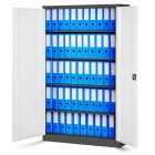 JAN NOWAK® - JAN II Fém iratszekrény FEHÉR/ANTRACIT