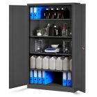 JAN NOWAK® - JAN II Fém iratszekrény / FEKETE