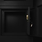 JAN NOWAK® - FILIP II Fém iratszekrény széffel - ÉJFEKETE