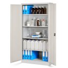 JAN NOWAK® -  JAN III Fém iratszekrény BÜKKFA MINTÁVAL