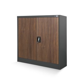 JAN NOWAK® - BEATA Fém iratszekrény DIÓFA MINTÁVAL