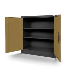 JAN NOWAK® - BEATA Fém iratszekrény DIÓFA MINTÁVAL