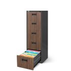 JAN NOWAK® SÁRA Fiókos függőmappa tartó iratszekrény - DIÓFA MINTÁVAL