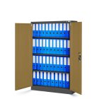 JAN NOWAK® - KEVIN Fém iratszekrény DIÓFA MINTÁVAL