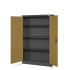 JAN NOWAK® - KEVIN Fém iratszekrény DIÓFA MINTÁVAL