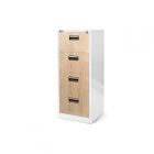 JAN NOWAK® SÁRA Fiókos függőmappa tartó iratszekrény - BÜKKFA MINTÁVAL