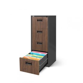   JAN NOWAK® SÁRA Fiókos függőmappa tartó iratszekrény - DIÓFA MINTÁVAL