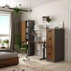 JAN NOWAK® SÁRA Fiókos függőmappa tartó iratszekrény - DIÓFA MINTÁVAL