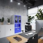 JAN NOWAK® -  JAN III Fém iratszekrény SZÜRKE