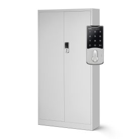   JAN NOWAK® - DANIEL Fém iratszekrény DIGITÁLIS ZÁRRAL / SZÜRKE