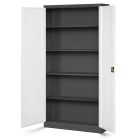 JAN NOWAK® - JAN I  Fém iratszekrény FEHÉR/ANTRACIT