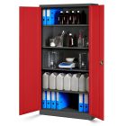 JAN NOWAK® - JAN I  Fém iratszekrény PIROS/ANTRACIT