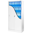 JAN NOWAK® - KUBA Tolóajtós Fém iratszekrény / FEHÉR