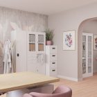 JAN NOWAK® - FILIP Fém iratszekrény vitrinnel és széffel / FEHÉR