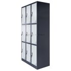 Artemisz® Rövid ajtós öltözőszekrénye 9-rekeszes kivitel