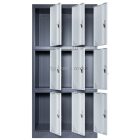 Artemisz® Rövid ajtós öltözőszekrénye 9-rekeszes kivitel