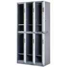 Artemisz® Rövid ajtós öltözőszekrénye 6-rekeszes kivitel